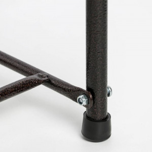 Подставка для обуви с сиденьем, 3 яруса, 65×32×48,5 см, замша, цвет медный антик Подставка для обуви с сиденьем, 3 яруса, 65×32×48,5 см, замша, цвет медный антик