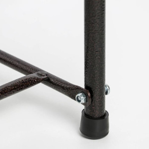 Подставка для обуви с сиденьем, 3 яруса, 65×32×48,5 см, замша, цвет медный антик Подставка для обуви с сиденьем, 3 яруса, 65×32×48,5 см, замша, цвет медный антик