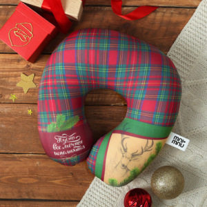 Подушка-антистресс «Пусть все мечты исполнятся», новогодний подголовник Подушка-антистресс «Пусть все мечты исполнятся», новогодний подголовник