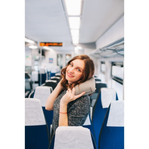 Подушка для шеи дорожная, надувная, 42 × 27 см, цвет МИКС Подушка для шеи дорожная, надувная, 42 × 27 см, цвет МИКС