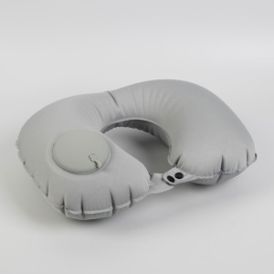 Подушка для шеи дорожная, надувная, с насосом, 47 × 27 см, цвет МИКС Подушка для шеи дорожная, надувная, с насосом, 47 × 27 см, цвет МИКС