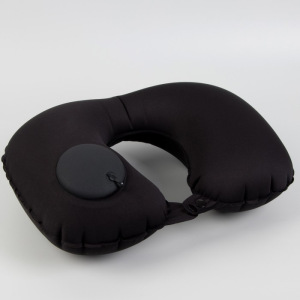 Подушка для шеи дорожная, надувная, с насосом, 47 × 27 см, цвет МИКС Подушка для шеи дорожная, надувная, с насосом, 47 × 27 см, цвет МИКС