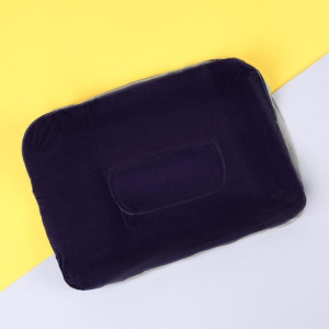 Подушка надувная, 37 × 28 × 15 см, цвет синий/серый Подушка надувная, 37 × 28 × 15 см, цвет синий/серый