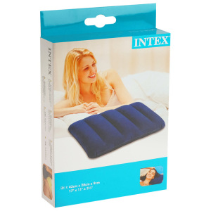 Подушка надувная Downy, 43 х 28 х 9 см, 68672 INTEX Подушка надувная Downy, 43 х 28 х 9 см, 68672 INTEX