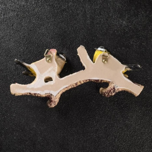 Подвесной декор "Веточка с двумя птичками" цветная Подвесной декор "Веточка с двумя птичками" цветная