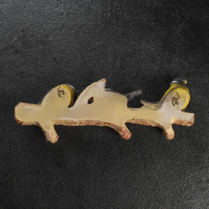 Подвесной декор "Веточка с тремя птичками" цветная Подвесной декор "Веточка с тремя птичками" цветная