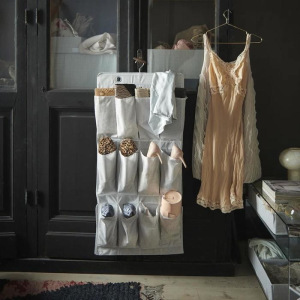 Подвесной модуль СТУК, для обуви, 16 карманов, белый/серый Подвесной модуль СТУК, для обуви, 16 карманов, белый/серый