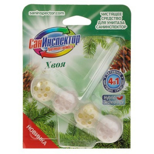 Подвесной очиститель Сан Инспектор, шарики Хвоя Подвесной очиститель Сан Инспектор, шарики Хвоя