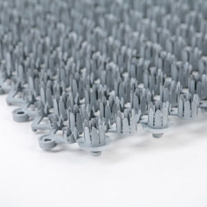 Покрытие ковровое щетинистое «Травка-эконом», 36×48 см, цвет серый Покрытие ковровое щетинистое «Травка-эконом», 36×48 см, цвет серый