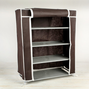 Полка для обуви, 4 яруса, 60×28×72 см, цвет кофейный Полка для обуви, 4 яруса, 60×28×72 см, цвет кофейный