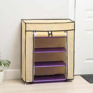 Полка для обуви, 4 яруса, 60×30×72 см, цвет МИКС Полка для обуви, 4 яруса, 60×30×72 см, цвет МИКС