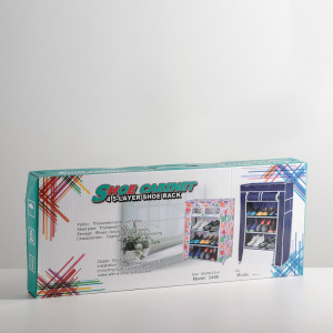 Полка для обуви, 4 яруса, 60×30×72 см, цвет МИКС Полка для обуви, 4 яруса, 60×30×72 см, цвет МИКС