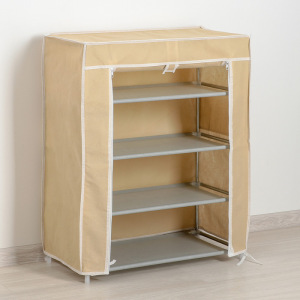 Полка для обуви, 4 яруса, 60×30×72 см, цвет МИКС Полка для обуви, 4 яруса, 60×30×72 см, цвет МИКС