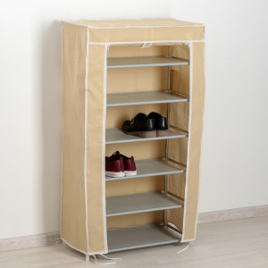 Полка для обуви, 6 ярусов, 60×28×105 см, цвет МИКС Полка для обуви, 6 ярусов, 60×28×105 см, цвет МИКС