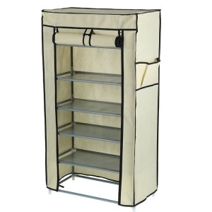 Полка для обуви, 6 ярусов, 60×28×105 см, цвет МИКС Полка для обуви, 6 ярусов, 60×28×105 см, цвет МИКС