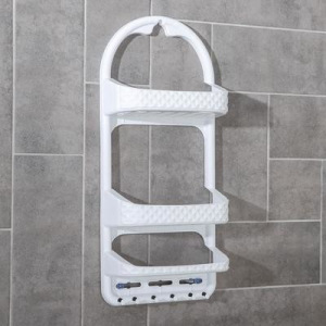 Полка навесная для ванной комнаты, цвет МИКС Полка навесная для ванной комнаты, цвет МИКС