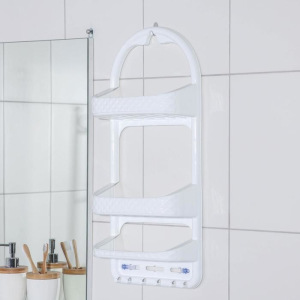 Полка навесная для ванной комнаты, цвет МИКС Полка навесная для ванной комнаты, цвет МИКС