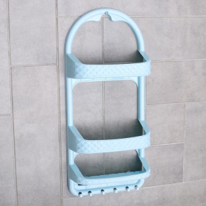 Полка навесная для ванной комнаты, цвет МИКС Полка навесная для ванной комнаты, цвет МИКС