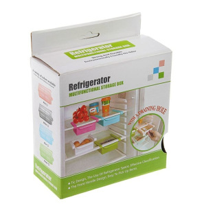 Полка подвесная в холодильник, 16,5×16×8 см, цвет МИКС Полка подвесная в холодильник, 16,5×16×8 см, цвет МИКС