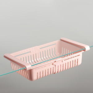 Полка подвесная в холодильник, раздвижная 23(28)×16,5×8 см, цвет МИКС Полка подвесная в холодильник, раздвижная 23(28)×16,5×8 см, цвет МИКС