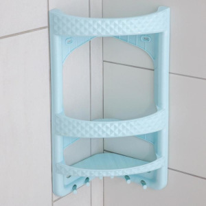 Полка угловая для ванной комнаты, цвет МИКС Полка угловая для ванной комнаты, цвет МИКС