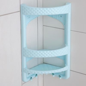 Полка угловая для ванной комнаты, цвет МИКС Полка угловая для ванной комнаты, цвет МИКС