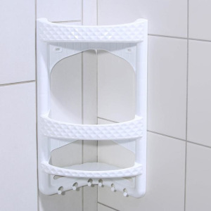 Полка угловая для ванной комнаты, цвет МИКС Полка угловая для ванной комнаты, цвет МИКС