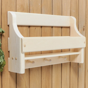 Полка вешалка "Унивесальная", 3 крючка, 50×30×12 см Полка вешалка "Унивесальная", 3 крючка, 50×30×12 см