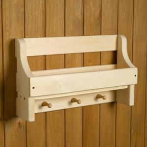 Полка вешалка "Унивесальная", 3 крючка, 50×30×12 см Полка вешалка "Унивесальная", 3 крючка, 50×30×12 см