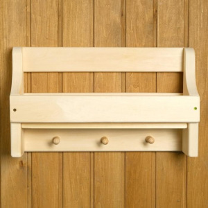 Полка вешалка "Унивесальная", 3 крючка, 50×30×12 см Полка вешалка "Унивесальная", 3 крючка, 50×30×12 см