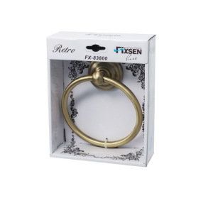Полотенцедержатель Fixsen FX-83811, кольцо, бронза Полотенцедержатель Fixsen FX-83811, кольцо, бронза