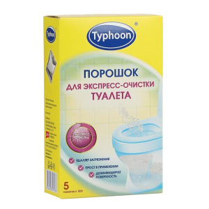 Порошок для экспресс-очистки туалета. 5 шт х 100 г Порошок для экспресс-очистки туалета. 5 шт х 100 г