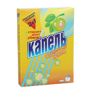 Порошок для ручной стирки Капель «Фруктовый букет», 400 г Порошок для ручной стирки Капель «Фруктовый букет», 400 г