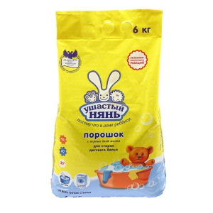 Порошок для стирки детского белья Ушастый Нянь, 6 кг Порошок для стирки детского белья Ушастый Нянь, 6 кг