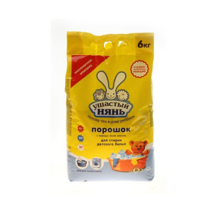 Порошок для стирки детского белья Ушастый Нянь, 6 кг Порошок для стирки детского белья Ушастый Нянь, 6 кг