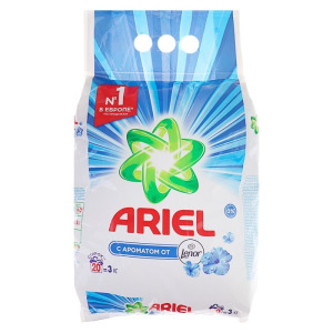 Порошок стиральный Ariel автомат Lenor эффект "Воздушная свежесть", 3 кг Порошок стиральный Ariel автомат Lenor эффект "Воздушная свежесть", 3 кг