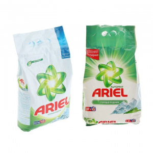 Порошок стиральный Ariel автомат "Горный родник", 3 кг Порошок стиральный Ariel автомат "Горный родник", 3 кг
