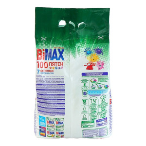 Порошок стиральный BiMax "Автомат 100 пятен" Compact 6000 г Порошок стиральный BiMax "Автомат 100 пятен" Compact 6000 г