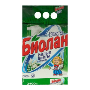 Порошок стиральный "Биолан" Автомат Белые цветы, 2400 г Порошок стиральный "Биолан" Автомат Белые цветы, 2400 г