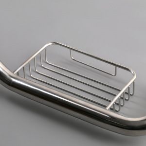 Поручень для ванны с мыльницей, 48×12×14 см, нержавеющая сталь Поручень для ванны с мыльницей, 48×12×14 см, нержавеющая сталь