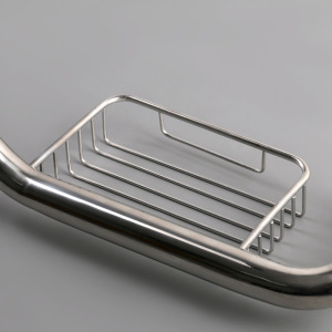 Поручень для ванны с мыльницей, 48×12×14 см, нержавеющая сталь Поручень для ванны с мыльницей, 48×12×14 см, нержавеющая сталь