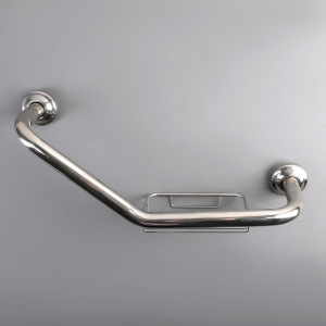 Поручень для ванны с мыльницей, 48×12×14 см, нержавеющая сталь Поручень для ванны с мыльницей, 48×12×14 см, нержавеющая сталь