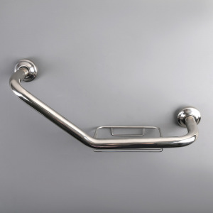 Поручень для ванны с мыльницей, 48×12×14 см, нержавеющая сталь Поручень для ванны с мыльницей, 48×12×14 см, нержавеющая сталь