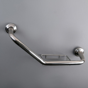Поручень для ванны с мыльницей, 48×12×14 см, нержавеющая сталь Поручень для ванны с мыльницей, 48×12×14 см, нержавеющая сталь