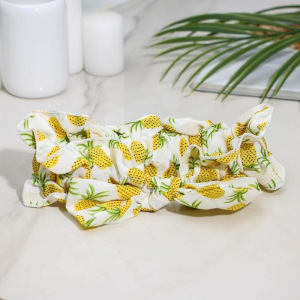 Повязка для умывания «Ананасы», цвет МИКС Повязка для умывания «Ананасы», цвет МИКС