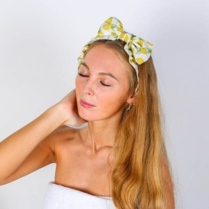 Повязка для умывания «Ананасы», цвет МИКС Повязка для умывания «Ананасы», цвет МИКС