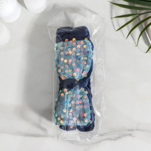 Повязка для умывания «Блеск», цвет МИКС Повязка для умывания «Блеск», цвет МИКС