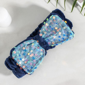 Повязка для умывания «Блеск», цвет МИКС Повязка для умывания «Блеск», цвет МИКС