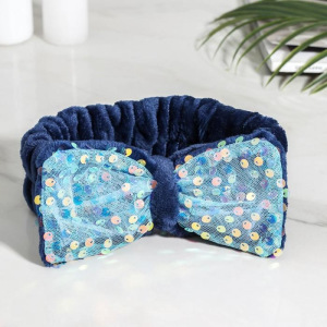 Повязка для умывания «Блеск», цвет МИКС Повязка для умывания «Блеск», цвет МИКС