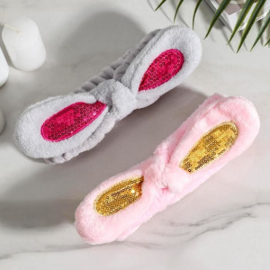 Повязка для умывания «Гламур», цвет МИКС Повязка для умывания «Гламур», цвет МИКС